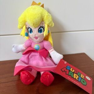 Little Buddy Princess Peach Plush 10" Nintendo Super Mario Bros New Plushie Doll